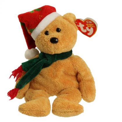 2002 holiday teddy beanie baby