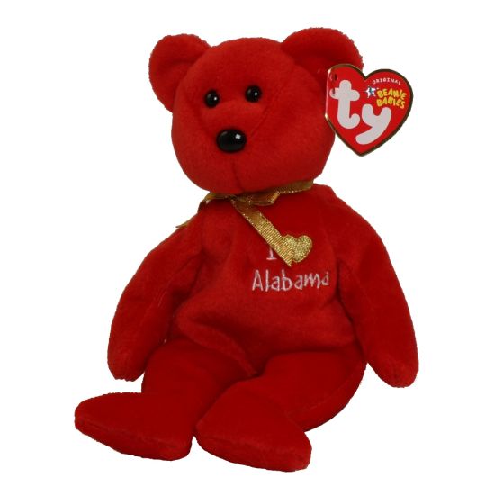 Ty Beanie Baby – Alabama the Bear (I Love Alabama – State Bear) (8.5 inch)