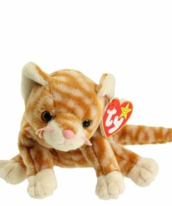 Ty Beanie Baby - Amber the Gold Tabby Cat (7.5 inch)