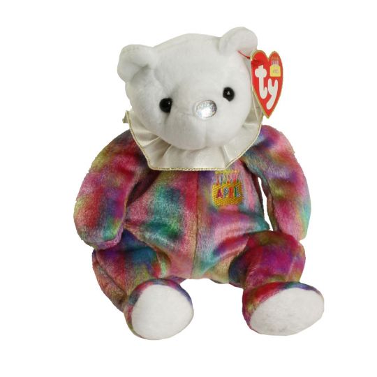 Ty Beanie Baby – April the Birthday Bear (7.5 inch)