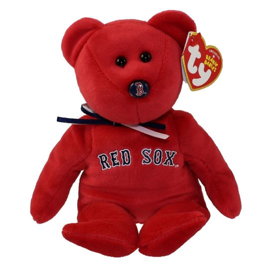 Ty Beanie Baby – Mlb Baseball Bear – Boston Red Sox (8.5 Inch)