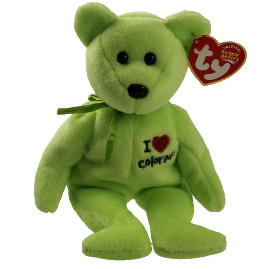 Ty Beanie Baby – Colorado The Bear (I Love Colorado – State Exclusive) (8.5 Inch)