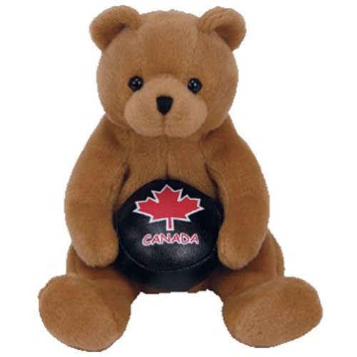 Ty Beanie Baby – Deke The Hockey Bear (Canada Exclusive) (7 Inch)