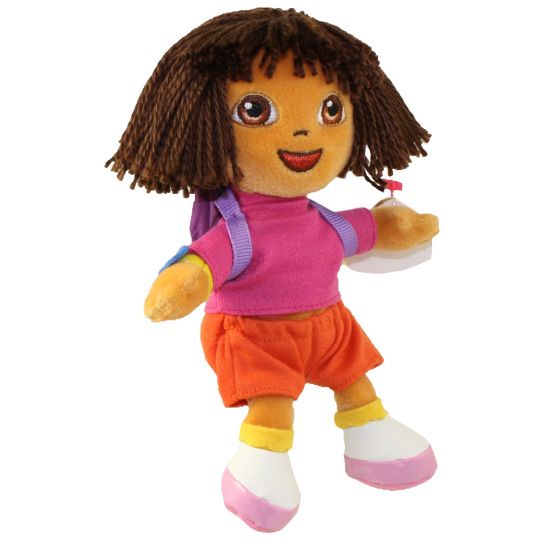 Ty Beanie Baby – Dora The Explorer (Yarn Hair Version) (7.5 Inch)