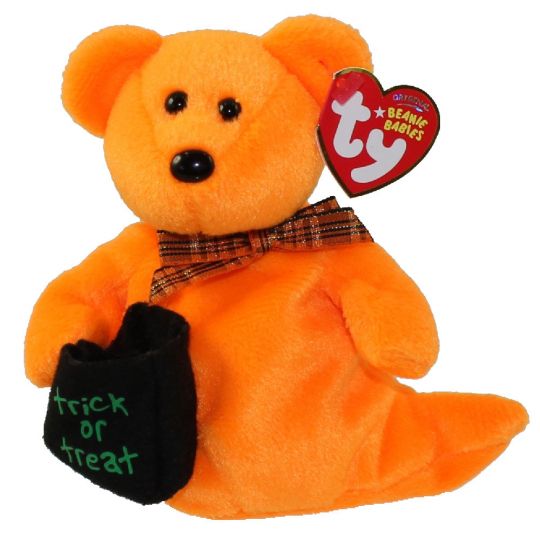 Ty Beanie Baby – Haunted The Orange Ghost Bear (Borders Exclusive) (6 Inch)