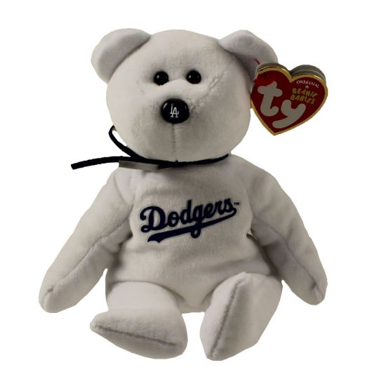 Ty Beanie Baby - MLB Baseball Bear - LA Dodgers