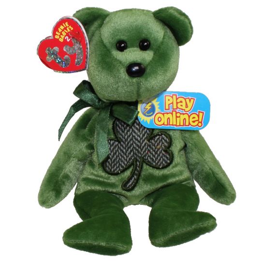 Ty Beanie Baby - Luckier The Irish Bear