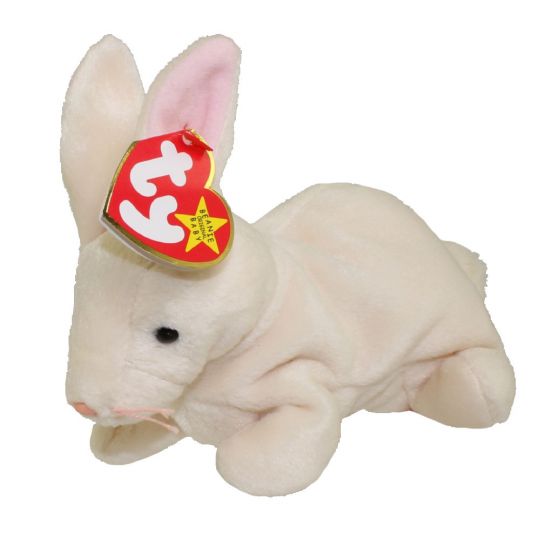 Ty Beanie Baby – Nibbler The Beige Rabbit (6 Inch)