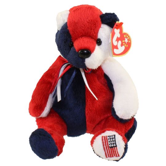 Ty Beanie Baby – Patriot The Bear (Reversed Version) (7.5 Inch)