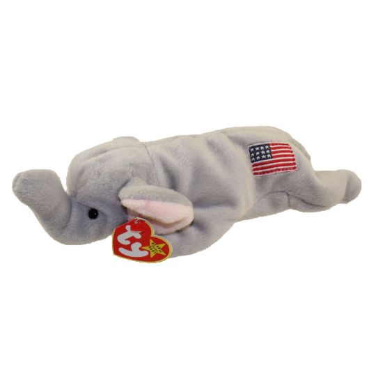 Ty Beanie Baby – Righty The Elephant (Original Release – 4Th Gen Hang Tag) (9 Inch)