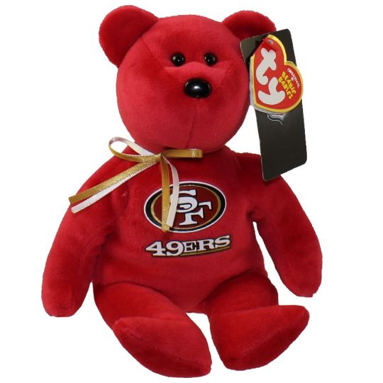 Ty Beanie Baby – Nfl Football Bear – San Francisco 49Ers (8.5 Inch)
