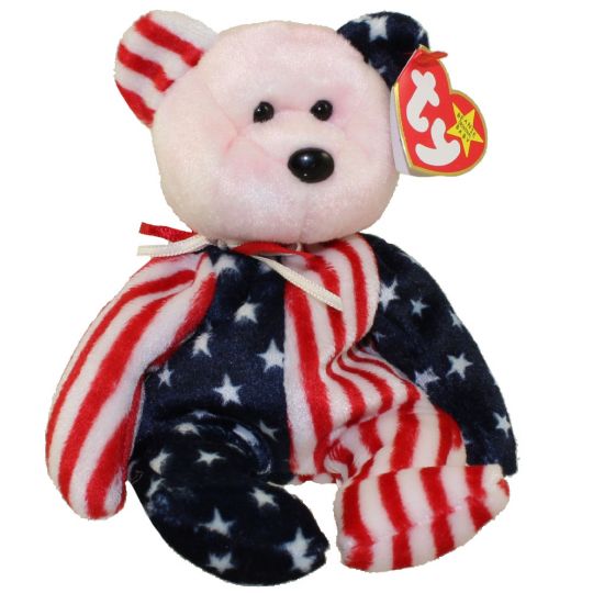 Ty Beanie Baby – Spangle The Bear (Pink Head Version) (8.5 Inch)