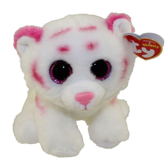 Ty Beanie Baby – Tabor The Pink & White Tiger (6 Inch)