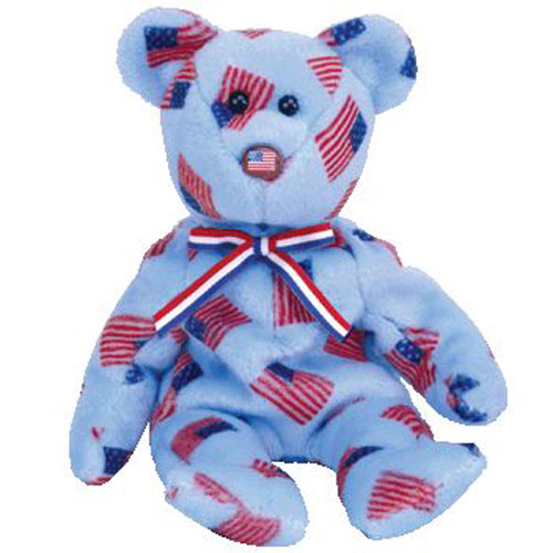 Ty Beanie Baby – Union The Bear (W/ Usa Flag Nose) (8.5 Inch)