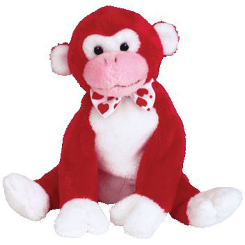 Ty Beanie Baby - Valentine The Monkey