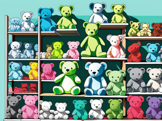 Various types of ty beanie babies